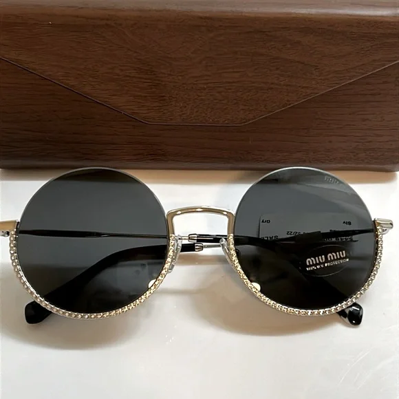 Miu Miu | Accessories | New Miu Miu Mu 69us Bc5s 5222 Core  display picture 2